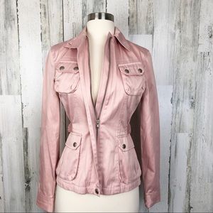 💕 DKNY JEANS PINK SATIN BLAZER